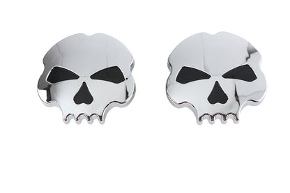 Skull Style Gas Cap Set Chrome