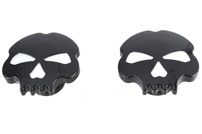 Skull Style Gas Cap Set Black