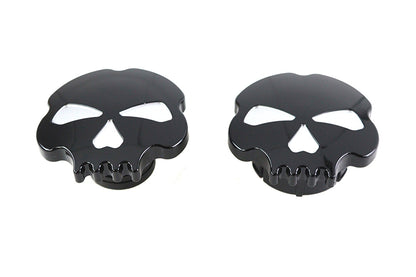 Skull Style Gas Cap Set Black