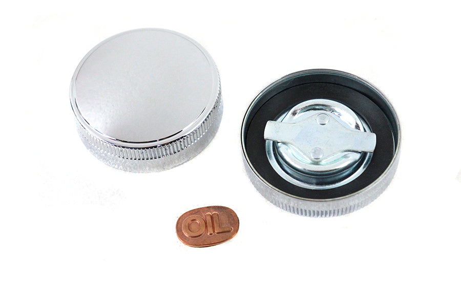 45 W/G Gas and Oil Cap Set Chrome