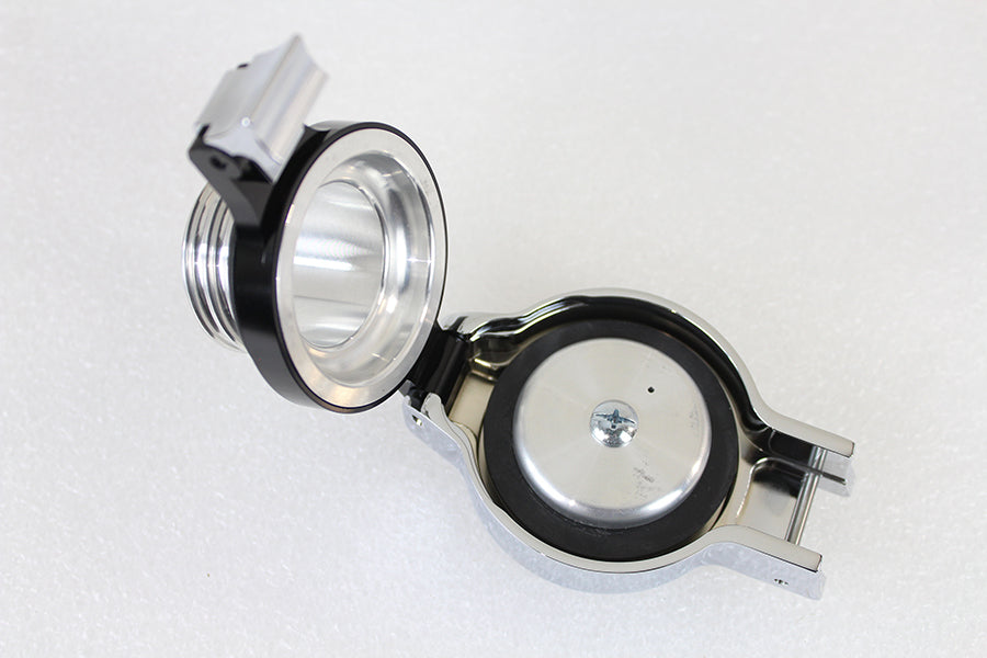 Flip Up Gas Cap Vented Chrome