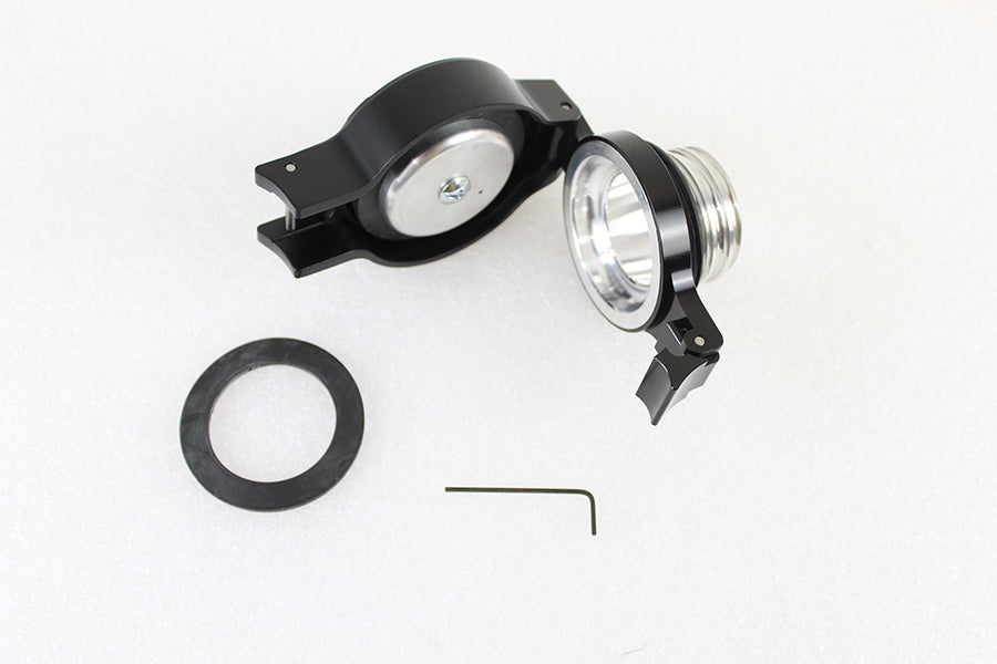 Flip Up Gas Cap Vented Black