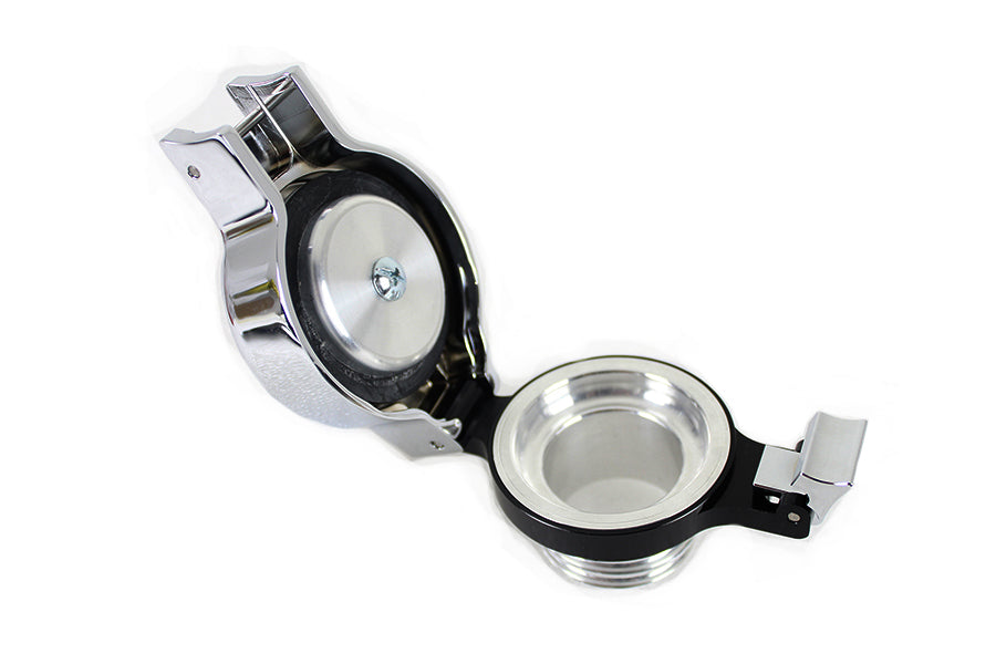 Flip Up Gas Cap Non-Vented Chrome