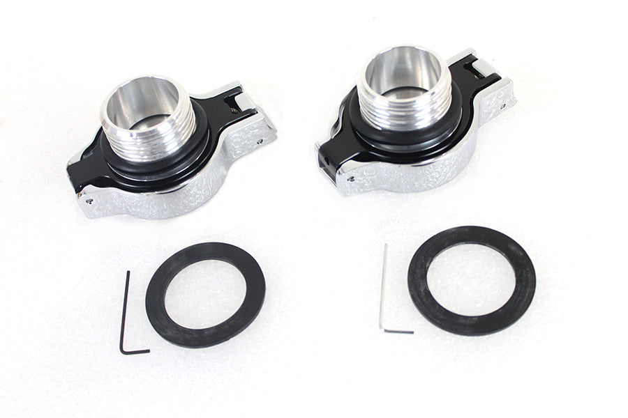 Flip Up Gas Cap Set Chrome