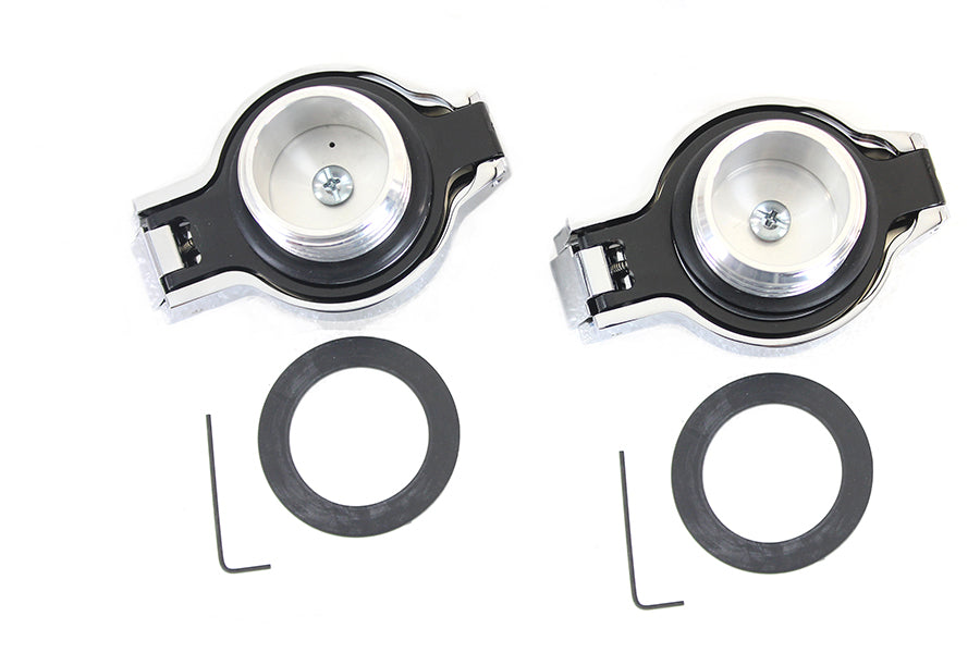 Flip Up Gas Cap Set Chrome