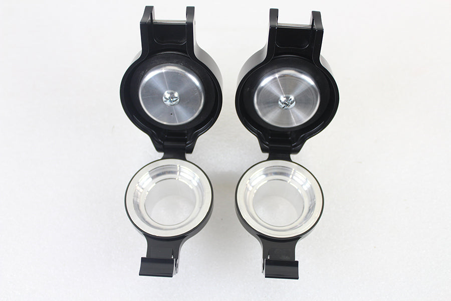 Flip Up Gas Cap Set Black