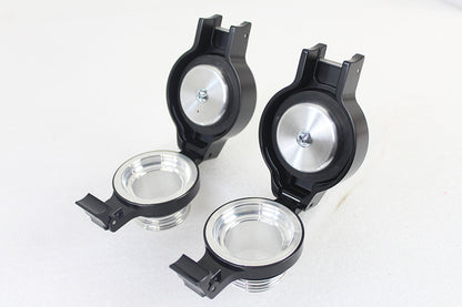Flip Up Gas Cap Set Black