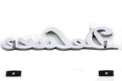 Chrome Deluxe" Fender Emblem Set