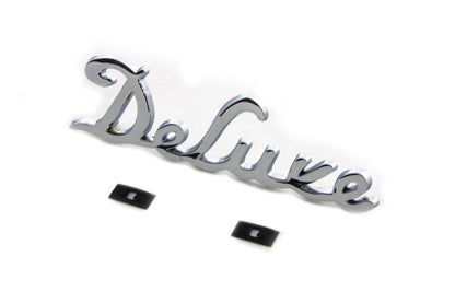 Chrome Deluxe" Fender Emblem Set