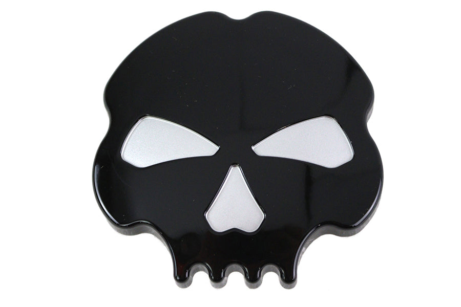 Skull Left Side Gas Cap Black