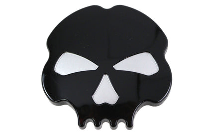 Skull Left Side Gas Cap Black