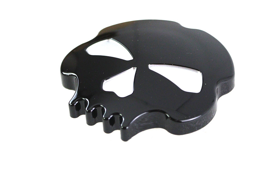 Skull Left Side Gas Cap Black