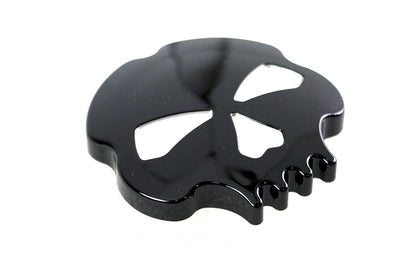 Skull Left Side Gas Cap Black