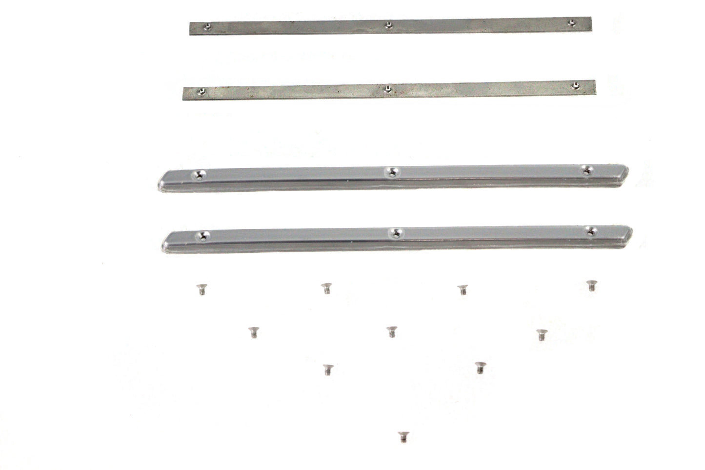 Gas Tank Trim Bar Set Stainless Steel
