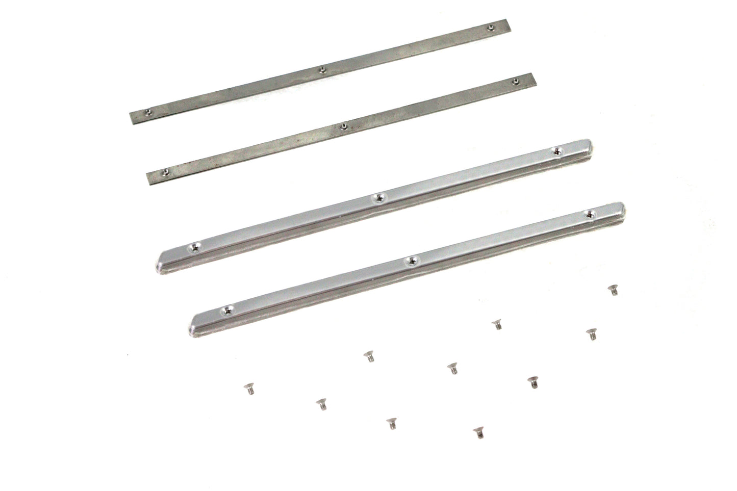 Gas Tank Trim Bar Set Stainless Steel
