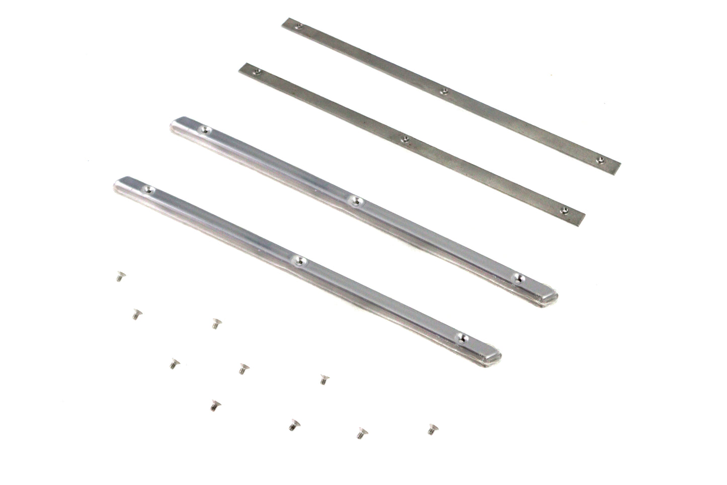 Gas Tank Trim Bar Set Stainless Steel
