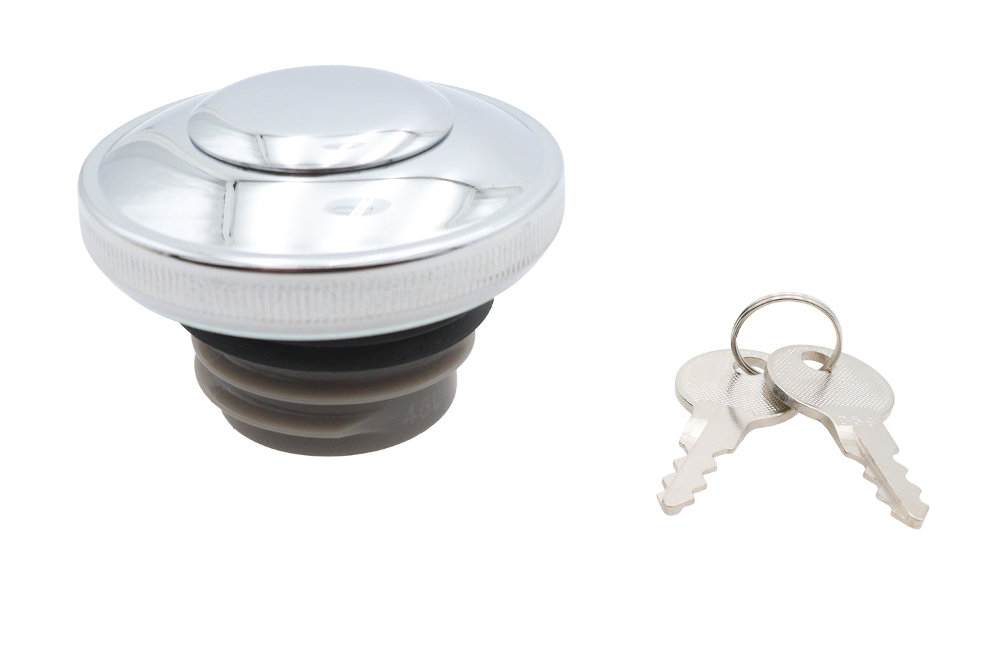 Chrome Locking Style Non-Vented Gas Cap