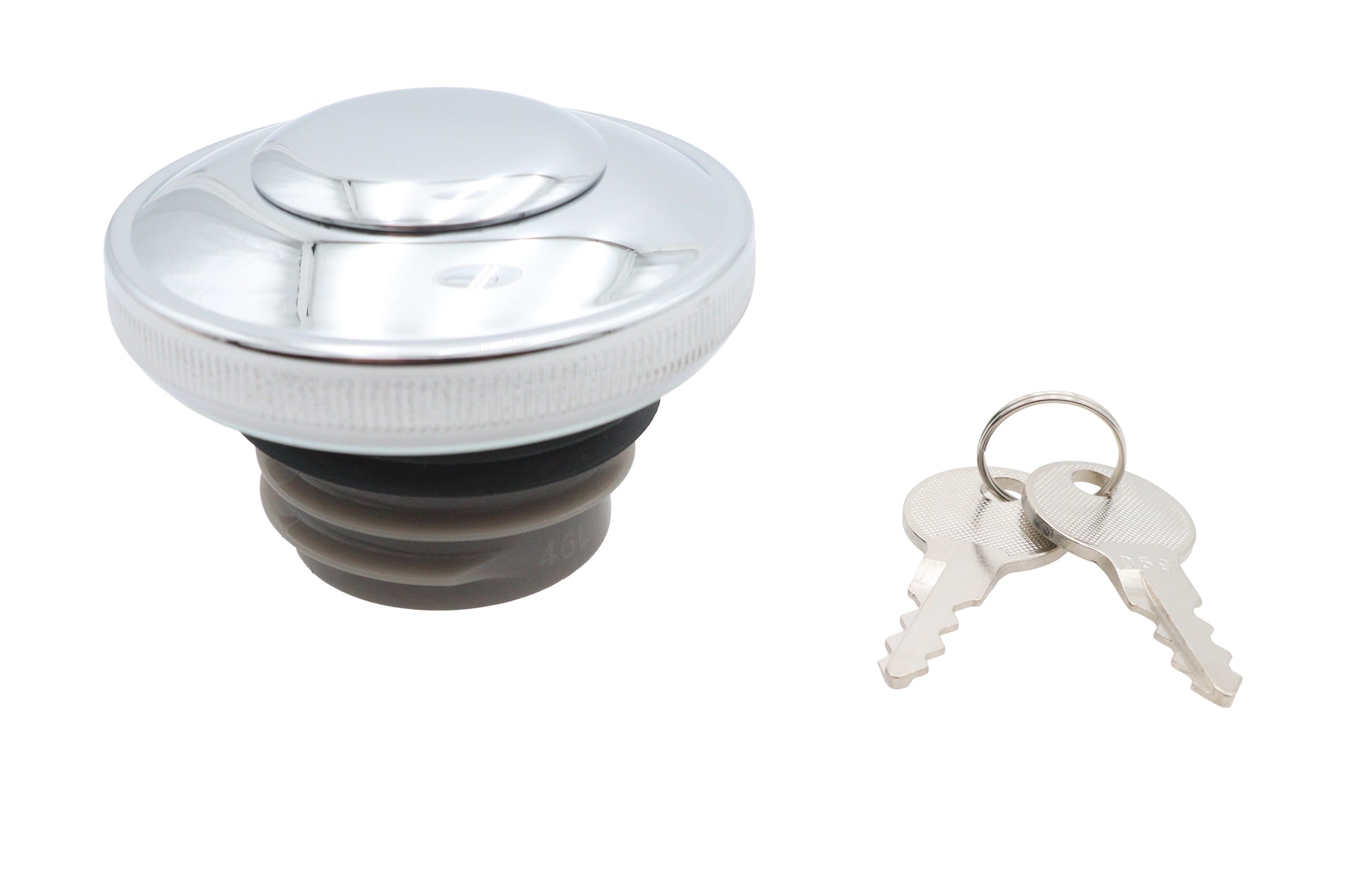 Chrome Locking Style Non-Vented Gas Cap