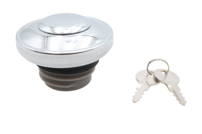Chrome Locking Style Non-Vented Gas Cap