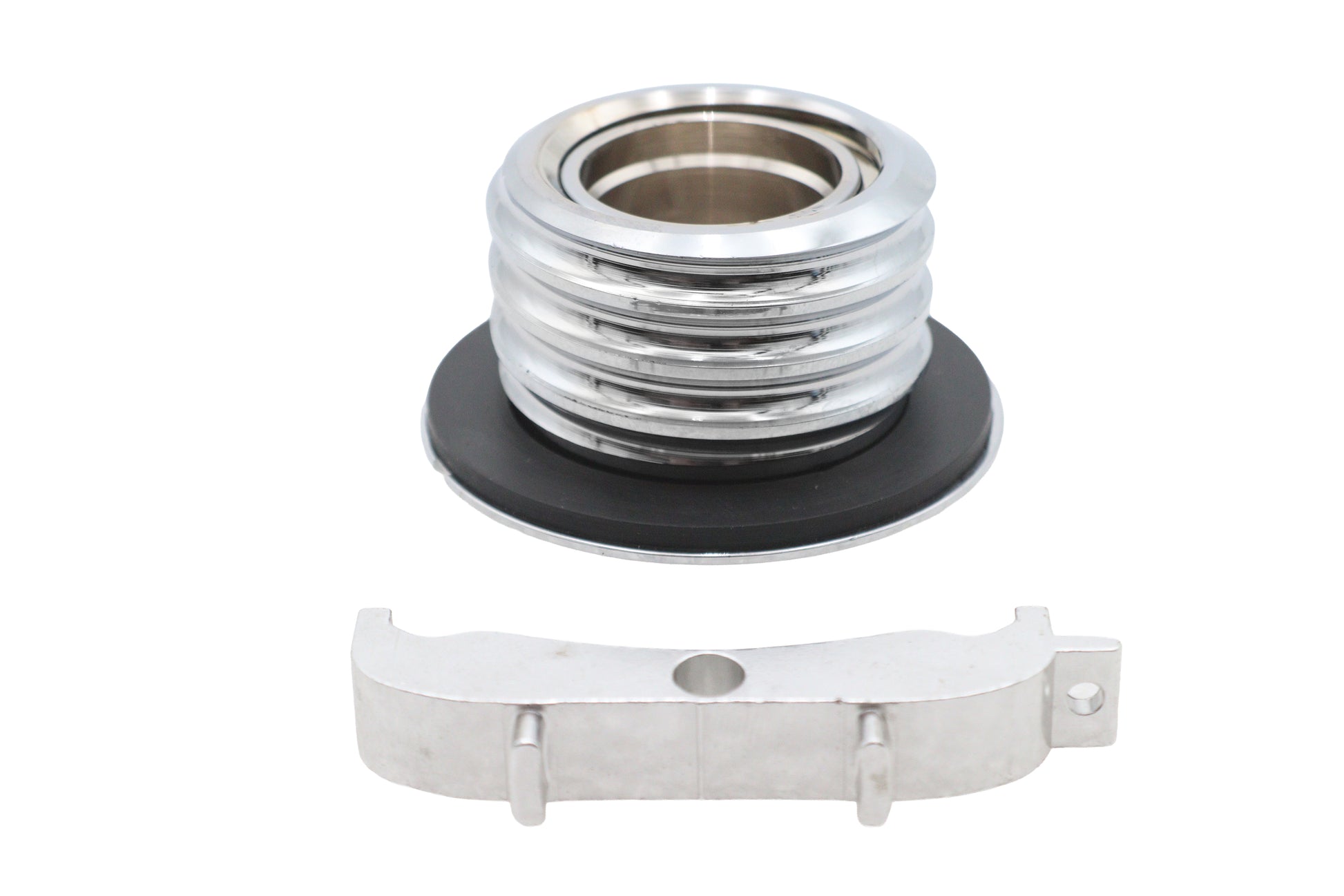 Chrome Low Profile Locking Gas Cap Non-Vented