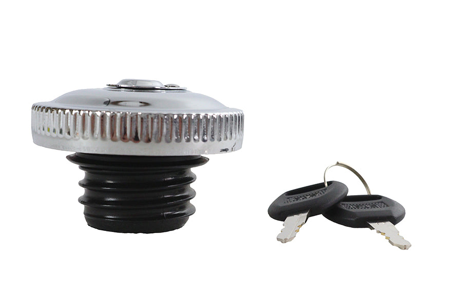 Locking Bung Gas Cap Chrome