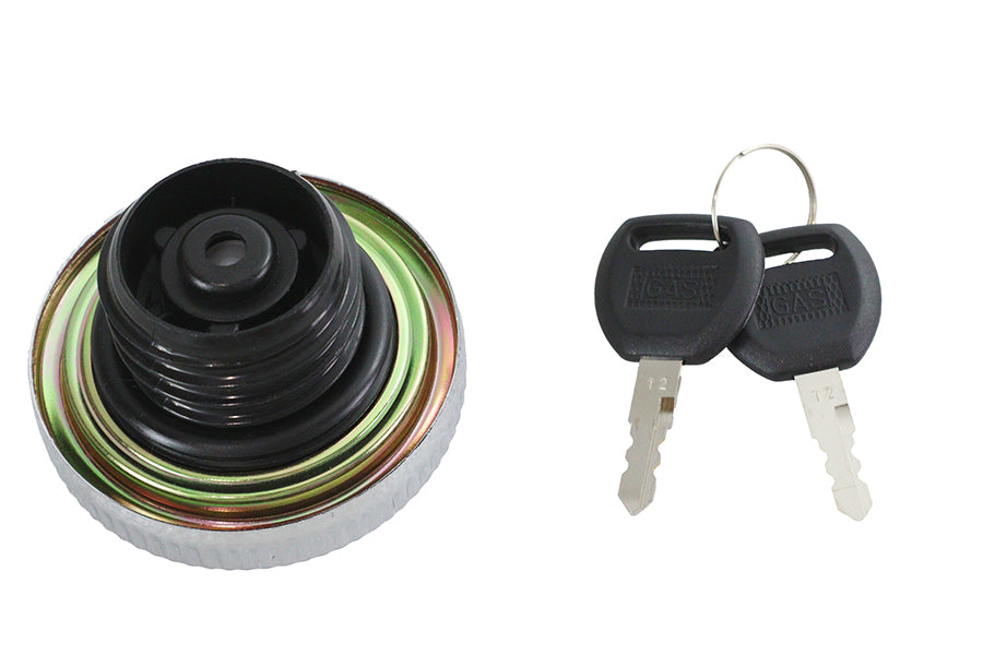 Locking Bung Gas Cap Chrome