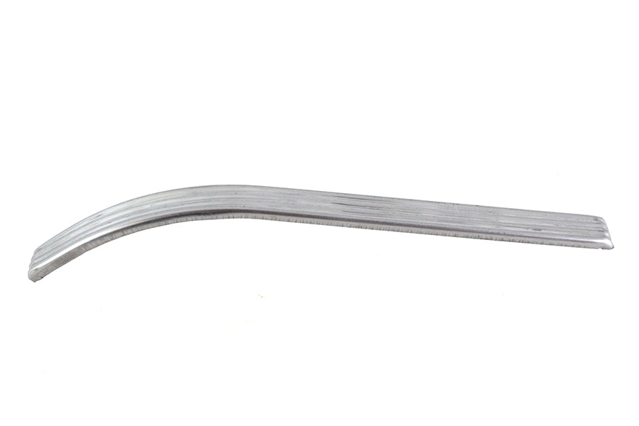 Small Ribbed Emblem Trim Stainless Steel