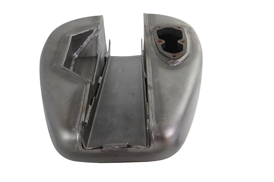 M8 Sporty" 3.2 Gallon Gas Tank Raw Steel Low Mount