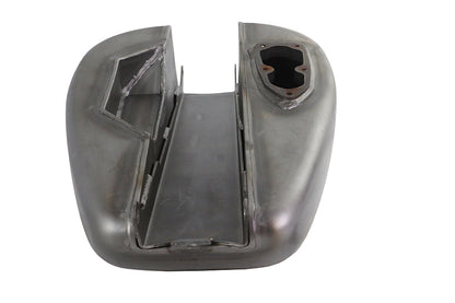 M8 Sporty" 3.2 Gallon Gas Tank Raw Steel Low Mount