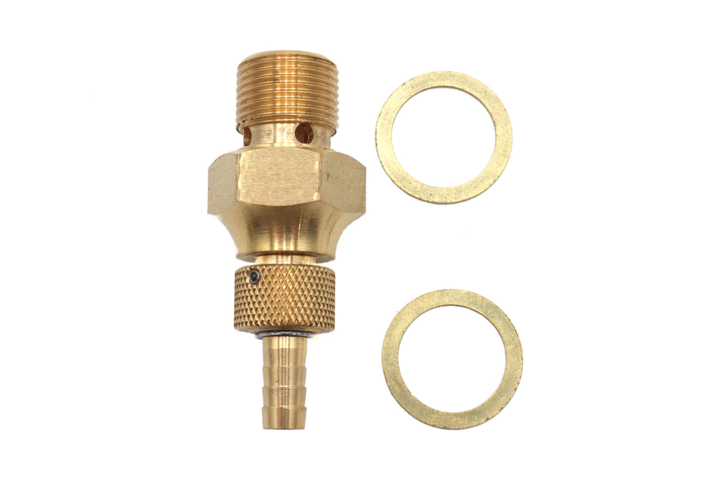 Fat Bob 3/4-18 Thread Petcock Brass