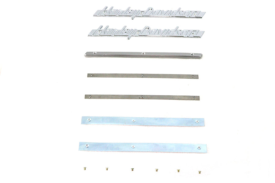 1951-1954 Emblem Kit with Stainless Steel Strips