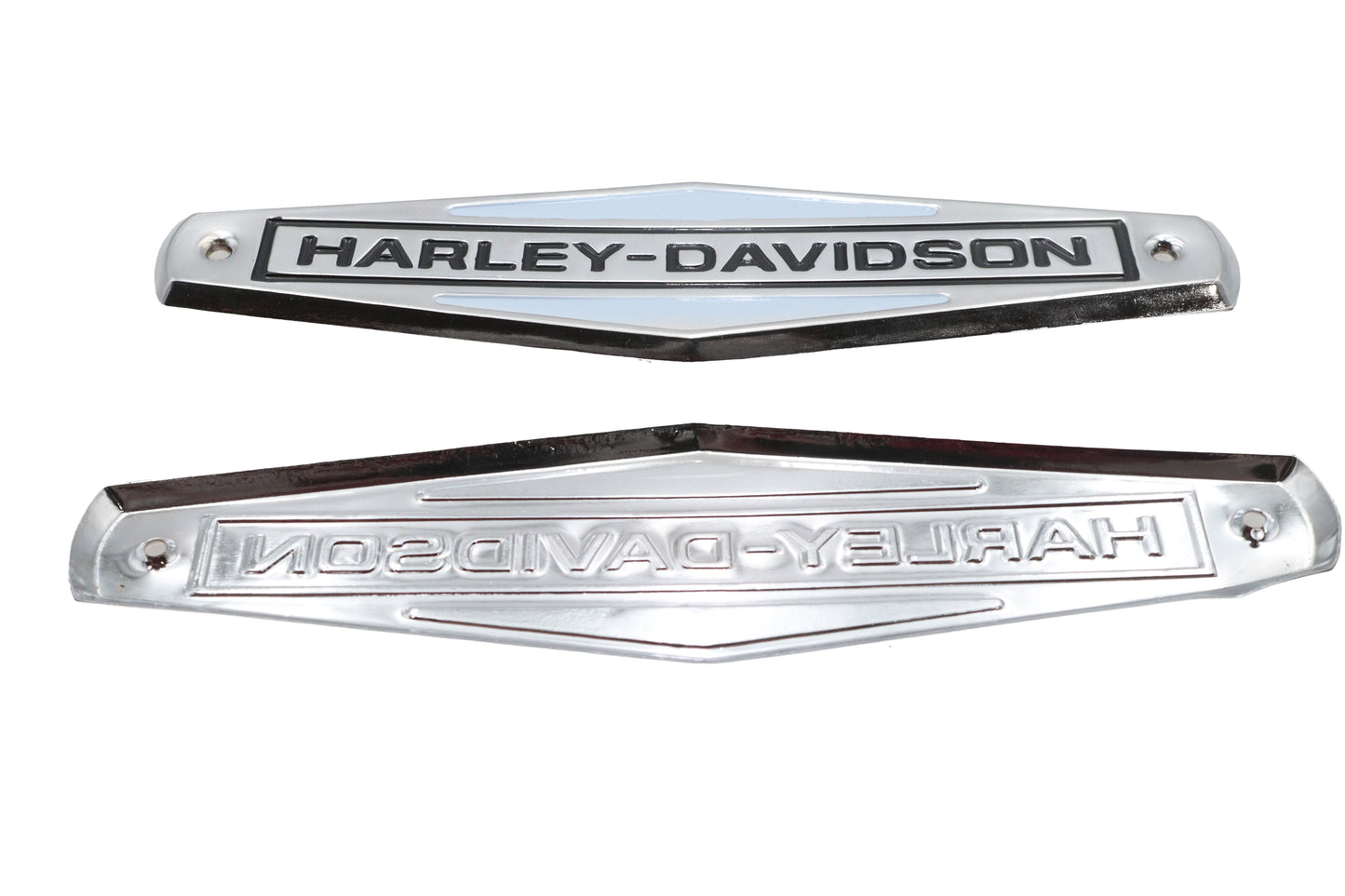 Eagle Iron 1966-1972 Tank Emblem Set with Black Lettering