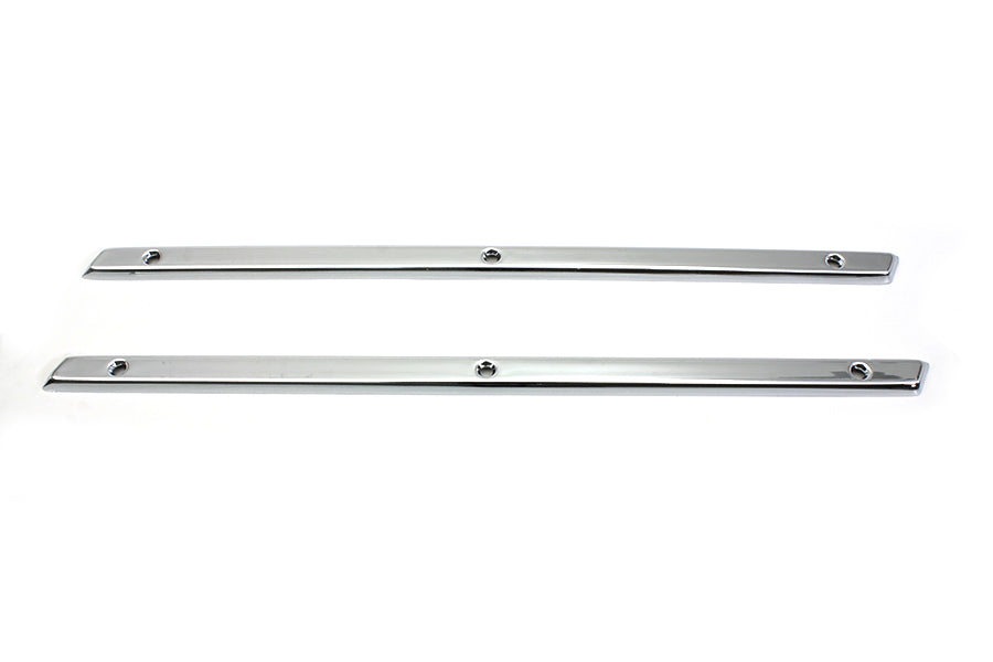 Chrome Steel Emblem Trim Strips
