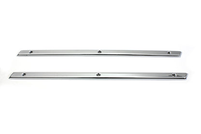 Chrome Steel Emblem Trim Strips