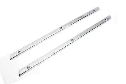 Chrome Steel Emblem Trim Strips