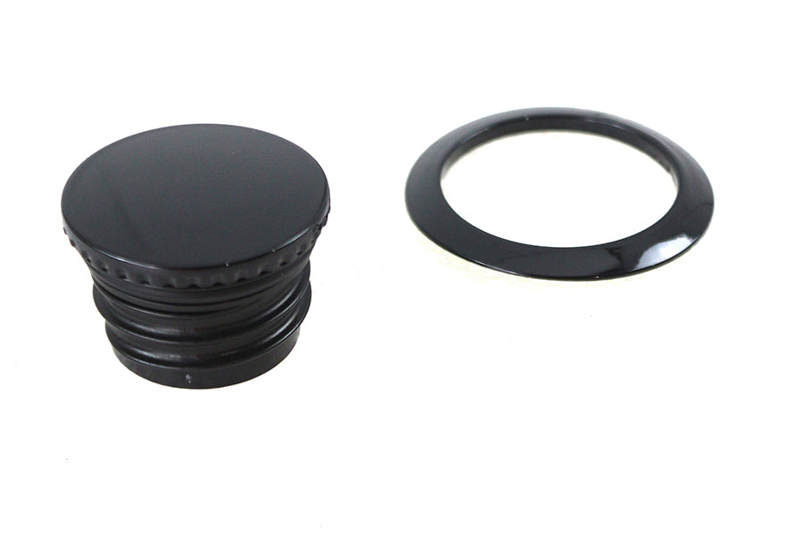 Flush Mount Gas Cap Black