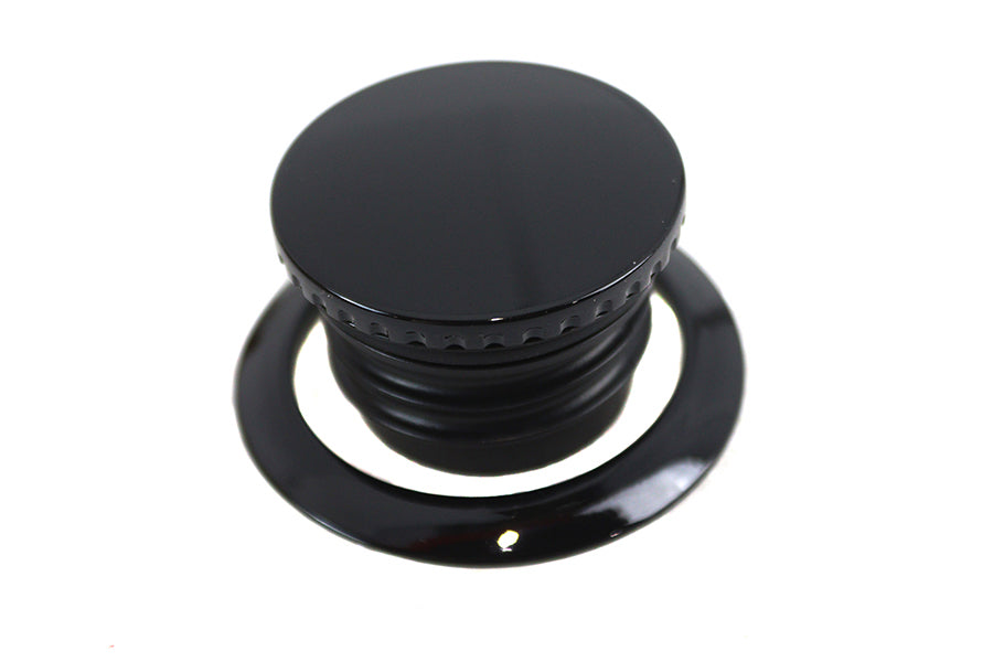 Flush Mount Gas Cap Black