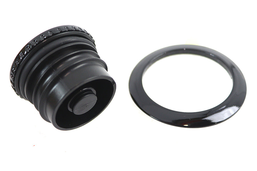 Flush Mount Gas Cap Black