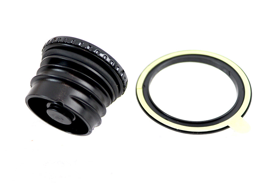 Flush Mount Gas Cap Black