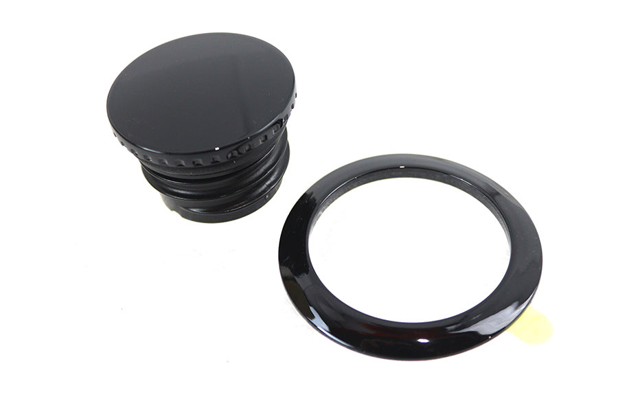 Flush Mount Gas Cap Black