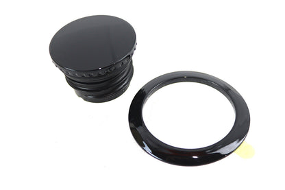 Flush Mount Gas Cap Black