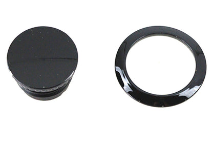 Flush Mount Gas Cap Black