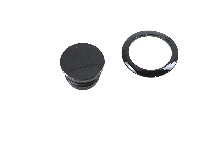 Flush Mount Gas Cap Black