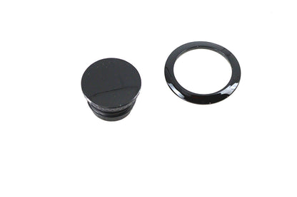 Flush Mount Gas Cap Black