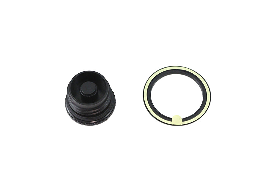 Flush Mount Gas Cap Black