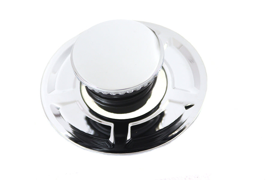 Flush Mount Gas Cap Chrome