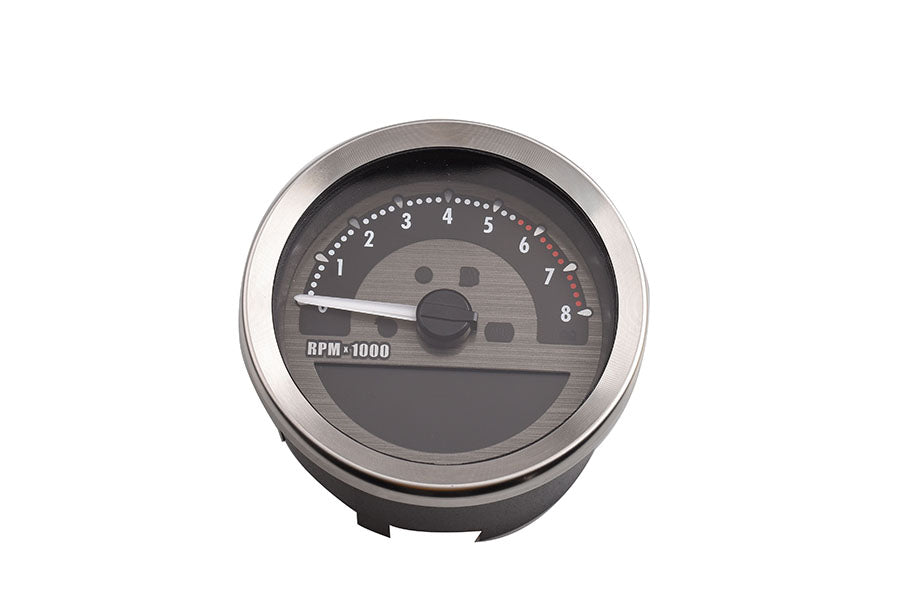 3-5/8 Electronic Speedometer and Tachometer Black
