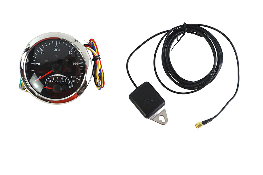 85mm GPS Speedometer Tachometer Gauge