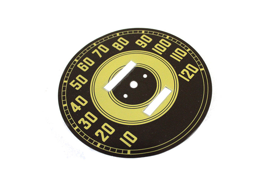 Olive Tin Speedometer Face