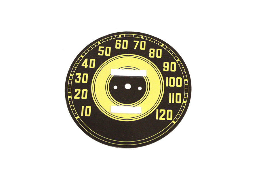 Olive Tin Speedometer Face